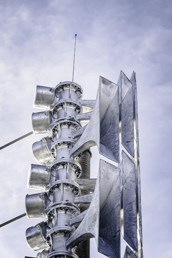 Safus Elektronische Sirene Nahaufnahme alternativ