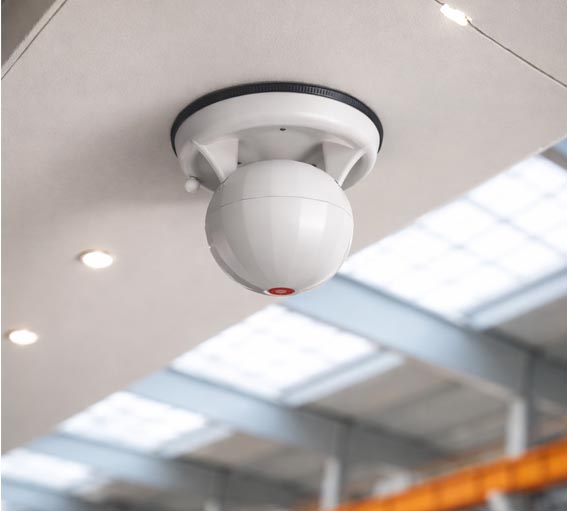 Mobile Sirene an der Decke